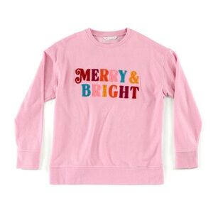 Merry & Bright Shiraleah Light Pink Sweatshirt
